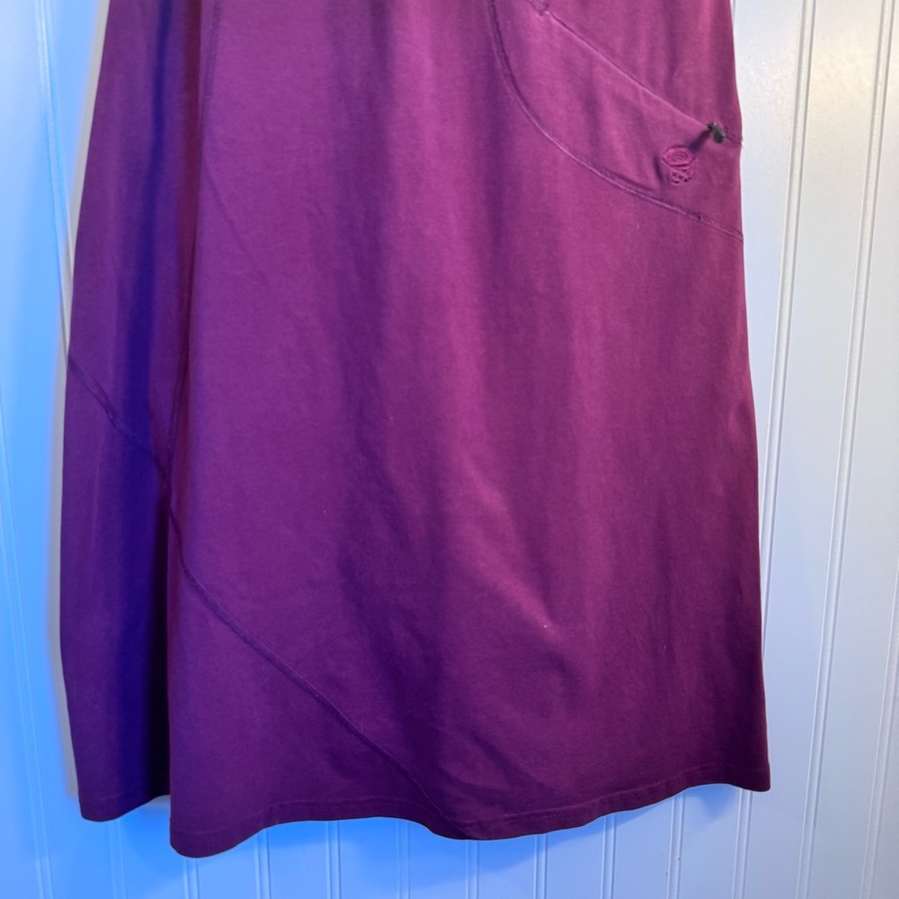Mountain Hardwear Organic Cotton Sleeveless Purple Women's Dress Size Medium - Picture 4 of 16